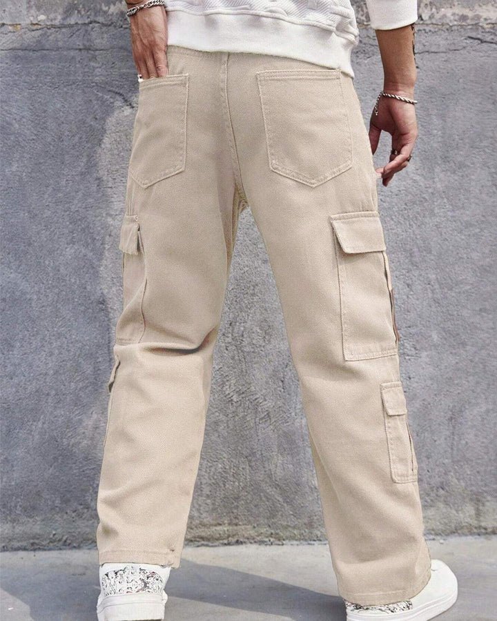 Men Stylish and Utilitarian Pocket Loose Fit Cargo Pant - Image 2